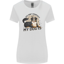 Life Isnt Perfect But My Dog is Womens Wider Cut T-Shirt White