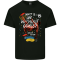 Life Without Goal Football Quote Funny Mens Cotton T-Shirt Tee Top Black