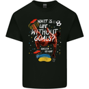 Life Without Goal Football Quote Funny Mens Cotton T-Shirt Tee Top Black