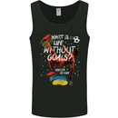 Life Without Goal Football Quote Funny Mens Vest Tank Top Black