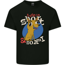 Life is Short Chihuahua Dog Mens Cotton T-Shirt Tee Top Black