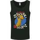 Life is Short Chihuahua Dog Mens Vest Tank Top Black