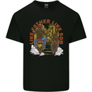 Like Father Son Biker Motorcycle Motorbike Mens Cotton T-Shirt Tee Top Black