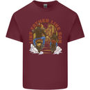 Like Father Son Biker Motorcycle Motorbike Mens Cotton T-Shirt Tee Top Maroon