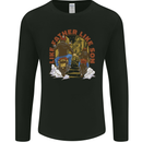 Like Father Son Biker Motorcycle Motorbike Mens Long Sleeve T-Shirt Black