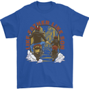 Like Father Son Biker Motorcycle Motorbike Mens T-Shirt 100% Cotton Royal Blue