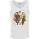 Like Father Son Biker Motorcycle Motorbike Mens Vest Tank Top White