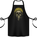 Live Fast Die Young Biker Skull Motorcycle Cotton Apron 100% Organic Black