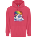 Live With Pride Unicorn Gay Pride Awareness LGBT Childrens Kids Hoodie Heliconia