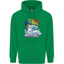 Live With Pride Unicorn Gay Pride Awareness LGBT Childrens Kids Hoodie Irish Green