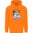 Live With Pride Unicorn Gay Pride Awareness LGBT Childrens Kids Hoodie Orange
