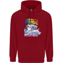 Live With Pride Unicorn Gay Pride Awareness LGBT Childrens Kids Hoodie Red