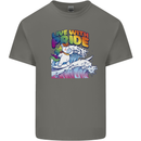 Live With Pride Unicorn Gay Pride Awareness LGBT Kids T-Shirt Childrens Charcoal