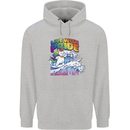 Live With Pride Unicorn Gay Pride Awareness LGBT Mens 80% Cotton Hoodie Sports Grey