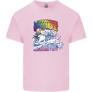 Live With Pride Unicorn Gay Pride Awareness LGBT Mens Cotton T-Shirt Tee Top Light Pink
