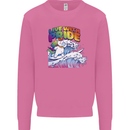 Live With Pride Unicorn Gay Pride Awareness LGBT Mens Sweatshirt Jumper Azalea