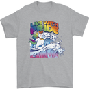 Live With Pride Unicorn Gay Pride Awareness LGBT Mens T-Shirt 100% Cotton Sports Grey
