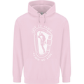 Live to Climb Rock Climbing Climber Childrens Kids Hoodie Light Pink
