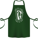 Live to Climb Rock Climbing Climber Cotton Apron 100% Organic Forest Green