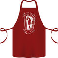 Live to Climb Rock Climbing Climber Cotton Apron 100% Organic Maroon