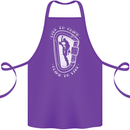 Live to Climb Rock Climbing Climber Cotton Apron 100% Organic Purple