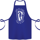 Live to Climb Rock Climbing Climber Cotton Apron 100% Organic Royal Blue