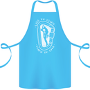 Live to Climb Rock Climbing Climber Cotton Apron 100% Organic Turquoise