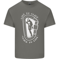Live to Climb Rock Climbing Climber Kids T-Shirt Childrens Charcoal