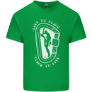Live to Climb Rock Climbing Climber Kids T-Shirt Childrens Irish Green