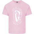 Live to Climb Rock Climbing Climber Kids T-Shirt Childrens Light Pink