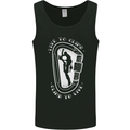 Live to Climb Rock Climbing Climber Mens Vest Tank Top Black