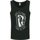 Live to Climb Rock Climbing Climber Mens Vest Tank Top Black