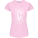 Live to Climb Rock Climbing Climber Womens Petite Cut T-Shirt Light Pink