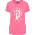 Live to Climb Rock Climbing Climber Womens Wider Cut T-Shirt Azalea