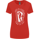 Live to Climb Rock Climbing Climber Womens Wider Cut T-Shirt Red