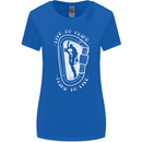 Live to Climb Rock Climbing Climber Womens Wider Cut T-Shirt Royal Blue
