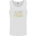 Live with Pride LGBT Awareness Day Gay Mens Vest Tank Top White