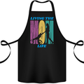 Living the Mom Life Mothers Day Mummy Cotton Apron 100% Organic Black
