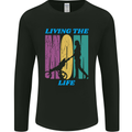 Living the Mom Life Mothers Day Mummy Mens Long Sleeve T-Shirt Black