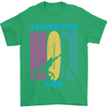 Living the Mom Life Mothers Day Mummy Mens T-Shirt 100% Cotton Irish Green