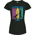 Living the Mom Life Mothers Day Mummy Womens Petite Cut T-Shirt Black