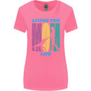 Living the Mom Life Mothers Day Mummy Womens Wider Cut T-Shirt Azalea