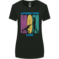 Living the Mom Life Mothers Day Mummy Womens Wider Cut T-Shirt Black