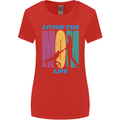 Living the Mom Life Mothers Day Mummy Womens Wider Cut T-Shirt Red