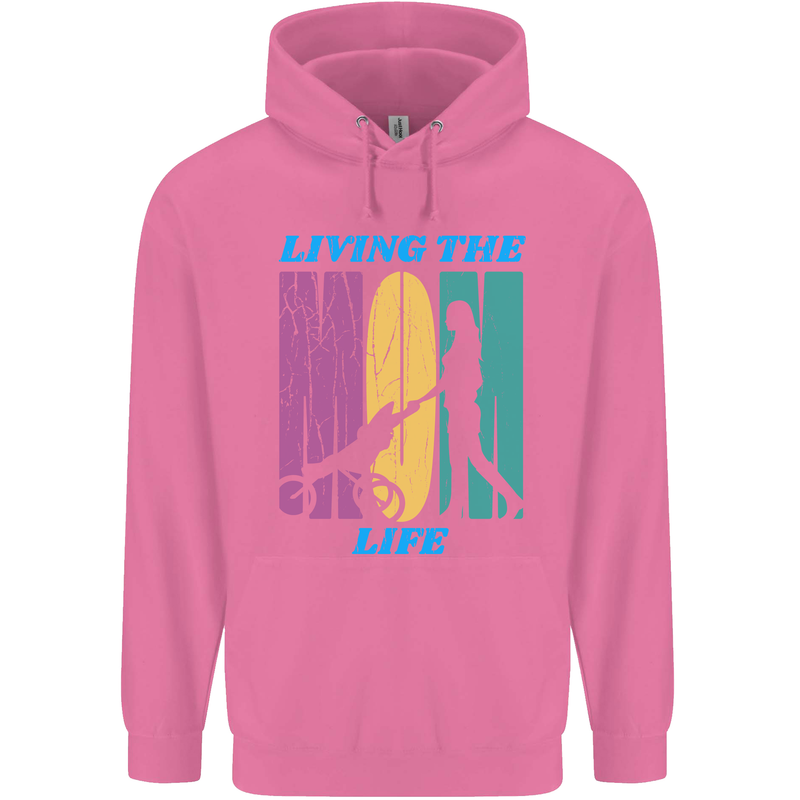 Living the Mum Life Mothers Day Mummy Childrens Kids Hoodie Azalea