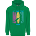 Living the Mum Life Mothers Day Mummy Childrens Kids Hoodie Irish Green
