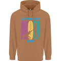 Living the Mum Life Mothers Day Mummy Mens 80% Cotton Hoodie Caramel Latte