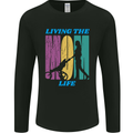 Living the Mum Life Mothers Day Mummy Mens Long Sleeve T-Shirt Black