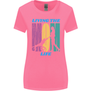 Living the Mum Life Mothers Day Mummy Womens Wider Cut T-Shirt Azalea