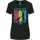 Living the Mum Life Mothers Day Mummy Womens Wider Cut T-Shirt Black